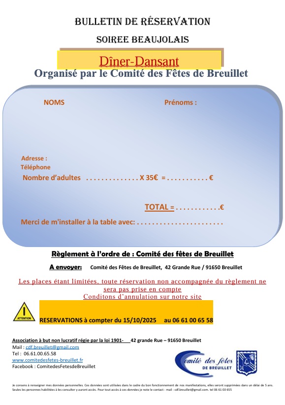 Soirée Beaujolais 2025